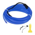 thumbnail image 1 of Cuerda de luz LED EL de 3 metros Unique Bargains, luz de neón flexible para decoración de automóviles, tira LED USB (5V) azul, 1 of 7