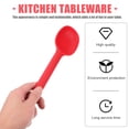 thumbnail image 3 of 1Pc Silicone Soup Spoon Restaurant Soup Spoon Salad Stirring Spoon Kitchen Tableware, 3 of 8