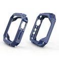 thumbnail image 3 of 2 Pack Rugged Case Compatible for Apple Watch 45mm Series 8/7 All Around Hard TPU Protective Cover Case Shockproof Bumper, 3 of 4