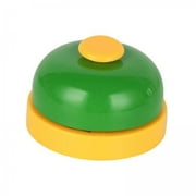 STARTIST 4xGame Call Bell Classroom Bell Multifunction Hand Bells for Desk School Hotel Green Yellow
