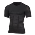 thumbnail image 1 of Hombres Compresión Fitness Elástico Tummy Body Shaper Gym Vest Shapewear - Negro l Sunnimix talladora del cuerpo para los hombres, 1 of 8