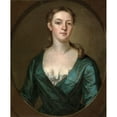 thumbnail image 3 of Smibert, John 12x14 Black Modern Framed Museum Art Print Titled - Portrait of a Woman, 3 of 5
