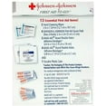 thumbnail image 2 of JOHNSON & JOHNSON First Aid to Go Kit 12 Items 1 Each (Pack of 3), 2 of 2