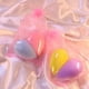thumbnail image 2 of Nvzi Juego de 2 esponjas de belleza, esponja para difuminar maquillaje líquido y en crema, esponja para base, con caja de almacenamiento, verde A22, 2 of 3