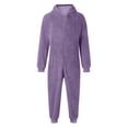 thumbnail image 7 of WOYY Big Girls Onesies Soft Hooded Jumpsuit Zipper One-Piece Romper, Sizes 7-8, 7 of 7