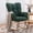 Green Teddy, variant on Nursery Rocking Chair Teddy Upholstered Glider Rocker Rocking Accent Chair Padded Seat with High Backrest Armchair Comfy Side Chair for Living Room Bedroom Offices (Black Teddy)