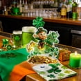 thumbnail image 6 of SIYTUAU St Patricks Day Ornament 2D Acrylic Rotates 360 Degrees Suitable For Desktop Decoration Plastic Clear Printing Detailed Decor Piece, 6 of 7