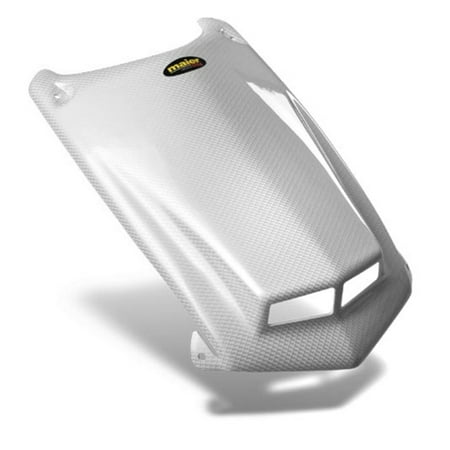 Hood Full Carbon Fiber - Maier Mfg 50972-31 Vented Hood - White Carbon Fiber