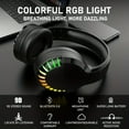 thumbnail image 6 of Wireless Gaming Keyboard & Mouse & Headset & Mouse Pad Combo Set 4 in 1,16 RGB Backlit Rechargeable Keyboard with Palm Rest,7 Backlit Gaming Mouse & RGB Bluetooth Headphones for Laptop Computer PC, 6 of 10