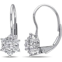 Everly Women's Sapphire 10k White Gold Earrings