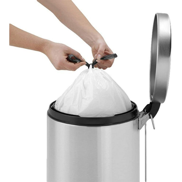 Pack of 25 Clear Trash Can Liners with Draw Tape 28.5 x 38 Low Density Trash  Bags 28 1/2 x 38 Thickness 1 Mil 23 Gallon Unprinted Poly Bags for Packing  Disposing Waste Kitchen, Wholesale Price 