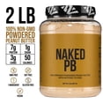 thumbnail image 4 of 2 LB Powdered Peanut Butter from US Farms – Bulk, Only 1 Ingredient - Roasted Peanuts, Vegan, No Additives, Preservative Free, No Salt, No Sugar - 76 Servings - NAKED PB, 4 of 8