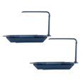 thumbnail image 1 of Oleegame 2PC Shower Soap Dish With Hook Adjustable To Fit Any Size Of Sinks Large Capacity StorageTelescopic Sink Storage Rack Blue, 1 of 3