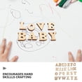 thumbnail image 3 of BESTYASH 300pcs Alphabet Wood Tiles Beige Color For Craft Projects And Scrapbooking, 3 of 8