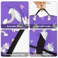 thumbnail image 6 of Unicorn and Rainbow Purple Pattern Teens Toddler Nap Mat with Pillow, Sleeping Mat Bag for Preschool Daycare 50"x20", 6 of 6