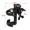 thumbnail image 3 of Water Bottle Holder, Universal Adjustable Water Bottle Cup Holder for Bike, Wheelchair, Scooter, Pram, Walker, Easy Install, 3 of 5