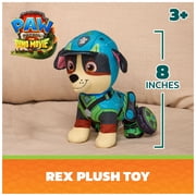 PAW Patrol The Dino Movie 8-Inch Rex Plush Toy, for Ages 3 and up
