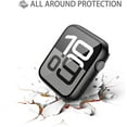 thumbnail image 4 of XIHAMA 2 Pack Tempered Glass Case Compatible for Apple Watch Series 10 (2024) 46mm, Hard PC Screen Protector Protection Ultra-Thin Lightweight Scratch-Resistant Cover for iWatch, 4 of 7