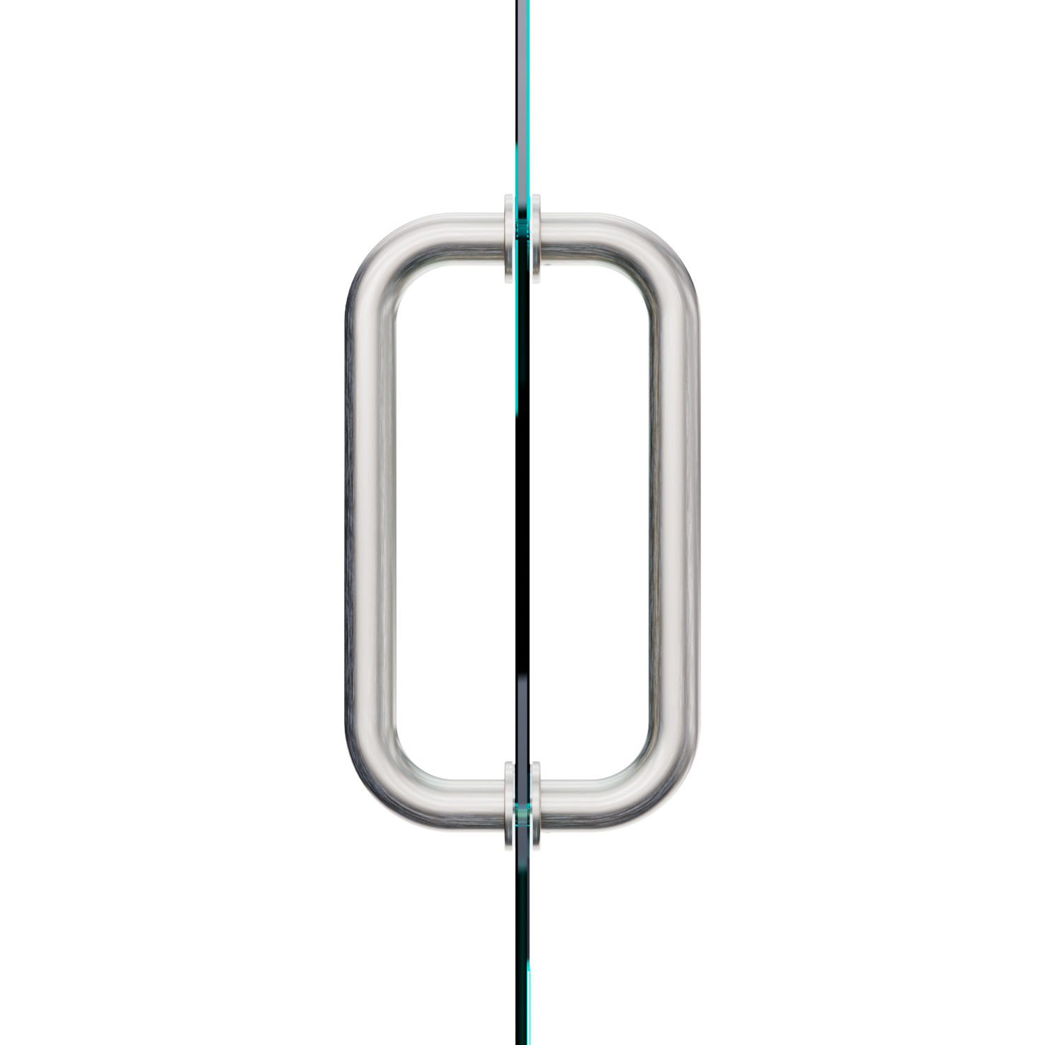 SUNNY SHOWER Glass Shower Door Pull Tubular Back to Back 8" Pull handle