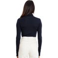 thumbnail image 3 of GHSDFBB Chandails à Col Roulé Simulé pour Femmes Manches Longues Mode Automne Basique Ajusté sous-Vêtements Thermiques Doux, 3 of 4