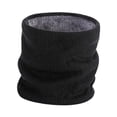 thumbnail image 2 of Calentador de cuello de invierno, cómodo y térmico, para ciclismo en climas fríos Negro, 2 of 8