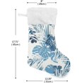 thumbnail image 2 of Coolnut 17.7 Inch Christmas Stockings, 1 PCS Tropical Plants Presonalized Large Stocking Sock for Family Holiday Xmas Party Decorations, 2 of 7