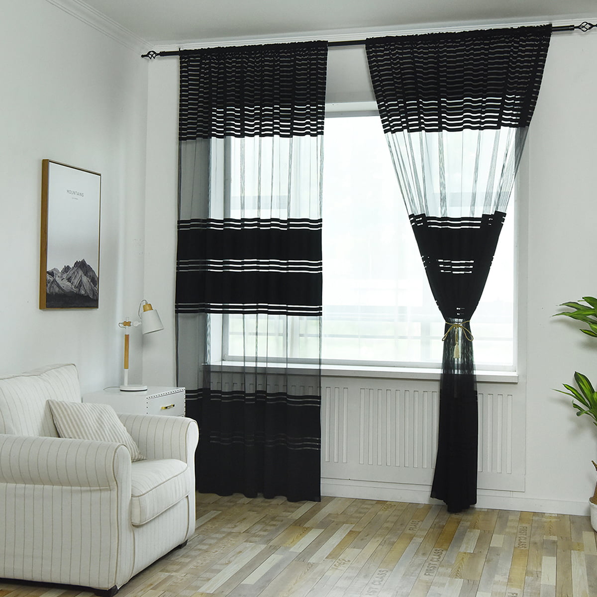 Net Window  Blinds Curtains Fly Screen Caribbean Holiday Living Room Bedroom 