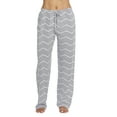 thumbnail image 2 of Just Love Women Pajama Pants Sleepwear (Navy / Aqua Chevron, X-Large), 2 of 6