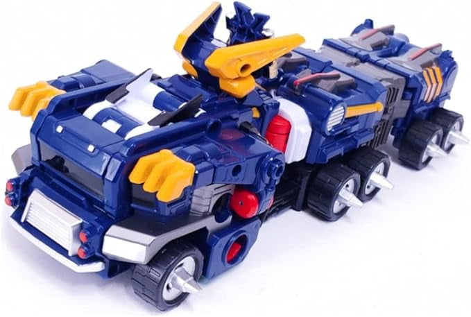 Tobot V Ultra Commander 3 Step Transformation Robot - Robot Monster Car Transformation 11(W) x4.5(H) x11.8(D) in[Parallel imports]