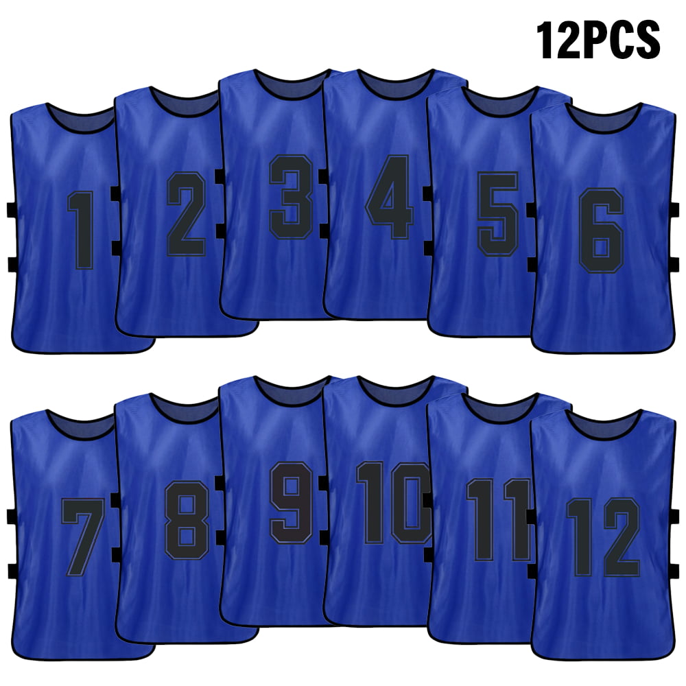 numbered soccer jerseys