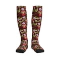 thumbnail image 3 of Compression Socks for Women and Men - Leaf And Fruit Compression Socks Circulation for Workout, 3 of 8