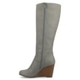 thumbnail image 2 of Journee Womens Langly Wedge Knee High Boots, 2 of 9