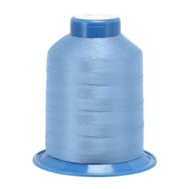 Unique Bargains Fil de Polyester Collé Bleu Pâle, 1312 Verges
