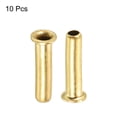 thumbnail image 3 of Uxcell 2.5mm Tube Brass Compression Fittings, 10 Pack Insert Compression Sleeve Fitting, 3 of 4