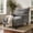 Gray, variant on Eyisean 35" Chenille Indoor Upholstered Chaise Lounge Chair, Comfy Leisure Sofa with Deep Seat & Pillow, Modern Sleeper Recliner Chair with Armrest, Durable Wood Frame Sofa for Living Room, Bedroom