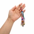 thumbnail image 5 of Unique Bargains 1 Pc Handbag Charms Keychain Beaded Rope Design Bag Accessories Colorful, 5 of 6