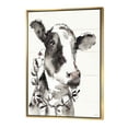 thumbnail image 1 of Portrait de Vache Vie Campagnarde - Toile Encadrée Faune, 1 of 3