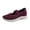 Hot Pink, variant on Knit Mary Jane Sneakers for Women, Women's Mary Jane Shoes Mesh Breathable Soft Shoes Woven Knitted Loafers Anti Slip Orthopedic Walking Loafers Arch Support Sneakers, Black 5