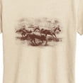 thumbnail image 3 of Instant Message - Horses Running Short Sleeve Graphic T-Shirt, 3 of 6