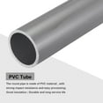 thumbnail image 4 of Uxcell Rigid Round Pipe Light Grey 1.34 x 1.57"(ID*OD) High Impact for Water Pipe Crafts Cable Sleeve, 4 of 6
