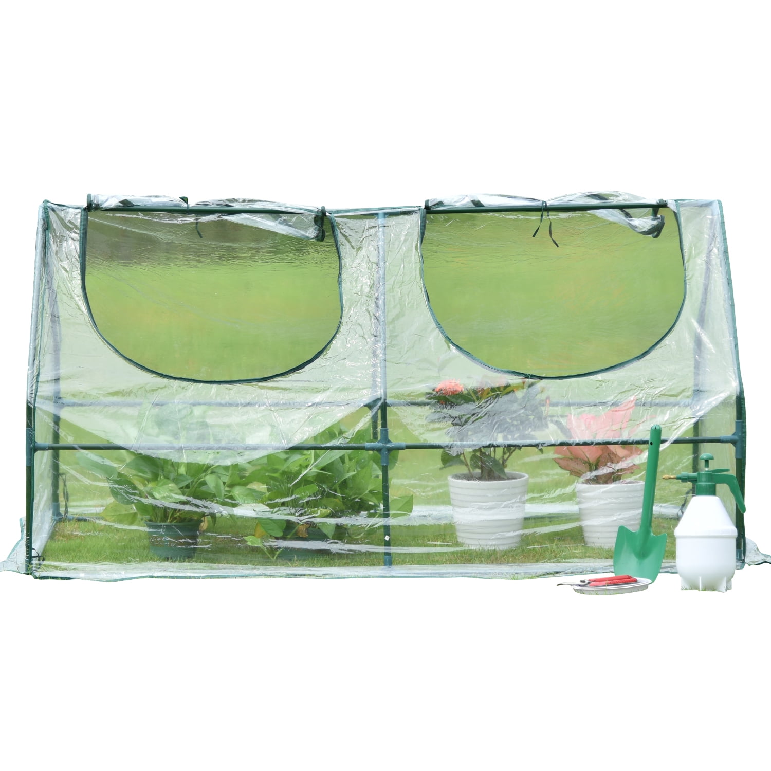 Lowestbest Mini Greenhouse, Portable Gardening Plant Greenhouse Suitable for Outdoor and Indoor, Transparent Lowestbest Mini Greenhouse, Portable Gardening Plant Greenhouse Suitable for Outdoor and Indoor, Transparent