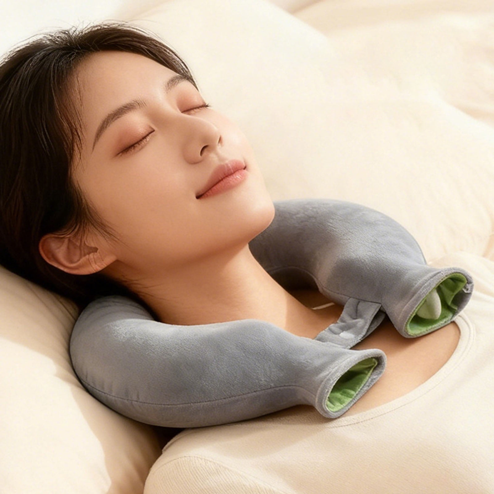 Neck Heating Pad With Hot Water Filling U Shape Design Hot Compress Water Bottle For Office And Travel Neck Shoulder Warm