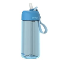 bentgo Plastic Water Bottle 15 oz. Blue (BGKDWB1-B)