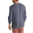 thumbnail image 2 of Plebaso Men's Sweater Crew/V Neck Long Sleeve Casual Knit Tops Lightweight Solid Color Pullover Sweater, 2 of 3