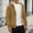 Khaki, variant on Men's Casual Zip Up Sherpa Lined Hoodie Sweatshirt Jacket (Navy L)