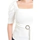 thumbnail image 4 of Blusa escote cuadrado Roman Fashion Talla Extra 1823 Blanco 38, 4 of 6