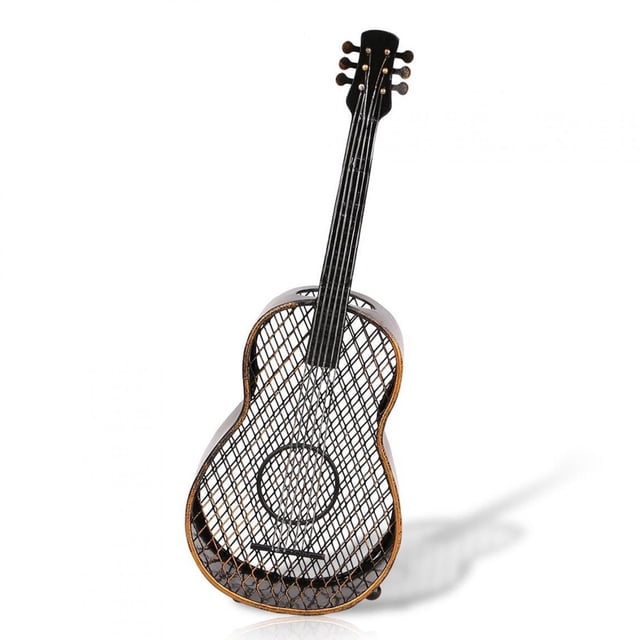 Nimomo Wine Cork Container Wine Bottle Stopper Organizer Guitar Shaped Wine Cork Container Main Decoration