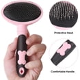 thumbnail image 5 of Brosse pour Chiens et Chats Toilettage Peigne pour Chien et Chat avec Poils Longs et Courts-Rose, 5 of 5