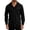 Black, variant on Mens Button-Up Oxford Cloth Utility Shirt Jacket Hooded Workwear Long Sleeve Outerwear 1-Pack