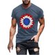 thumbnail image 2 of Tops para hombre, blusas y camisas de manga corta con cuello redondo para hombre, jersey informal de moda con estampado para hombre, camiseta de manga corta con cuello redondo, blusa de poliéster para, 2 of 5